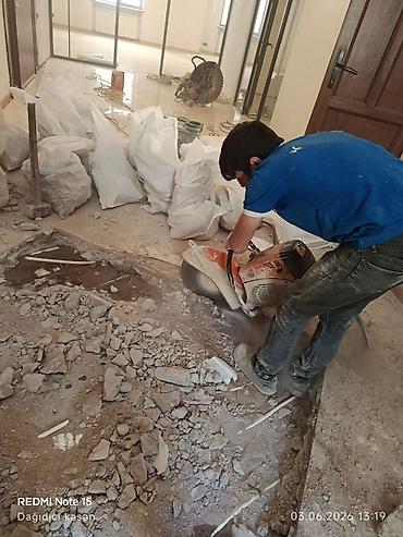 bakida usta isleri: Beton kəsmə xidməti - Divar, döşəmə və tavanlarda dəqiq və səliqəli — 8