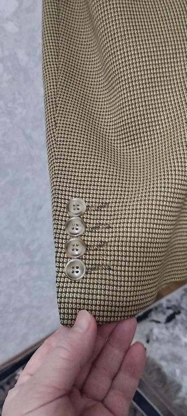 кожаный плащь: Мужской костюм, 2XL, Bershka, Б/у, Самовывоз — 5