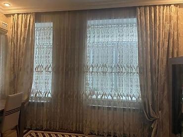 Klassik üslubda pərdə dəsti - Tərkib: ikiqat sistem – qalın dekorativ