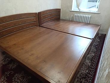 деревянные колеса: Двуспальная кровать, Новый, Каркас без матраса, длина - 200 см — 6