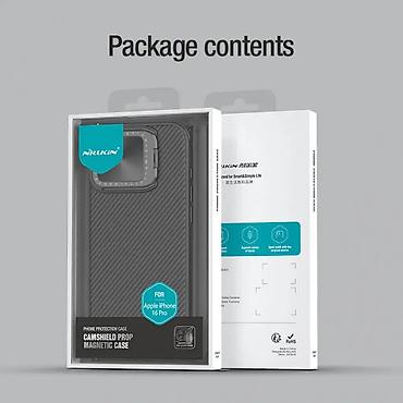 Maske i futrole za telefone: Nillkin CamShield Prop Magnetic case for iPhone 16 Pro 6.3 in black — 5