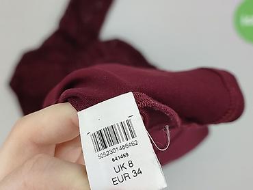 bordowe: Sukienka damska, rozmiar XS — 4