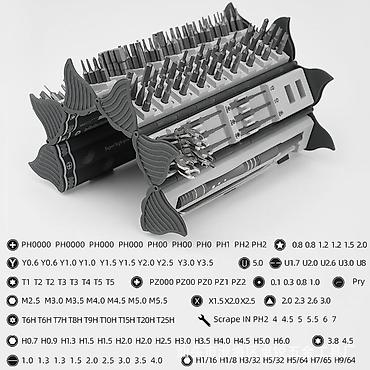 35 bit: Комплект отверток изготовлен из хромованадиевной стали 🛠️ ✖️РН0000*3 — 2