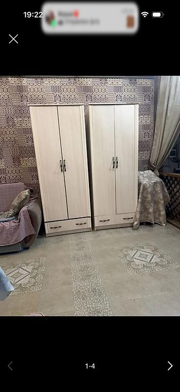шкаф купе тумбочки: Шифоньер, шкаф для одежды, Б/у, Прямой, ЛДСП — 1