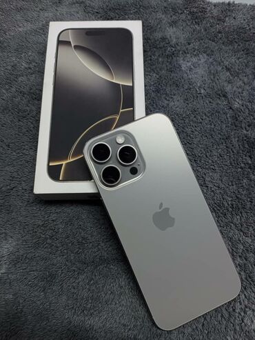 куплю айфон 13 про макс: IPhone 16 Pro Max, Новый, 256 ГБ, Natural Titanium, Кабель, Коробка, 100 %