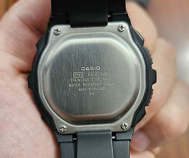 saat casio: Casio AE-2000W kişi qol saati. 165 manata alinib,65 satilir. Ünvan — 3