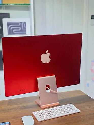 macbook pro 17: Apple iMac 24" (narıncı/qırmızı rəng) - 24 düymlük 4.5K Retina ekran — 4