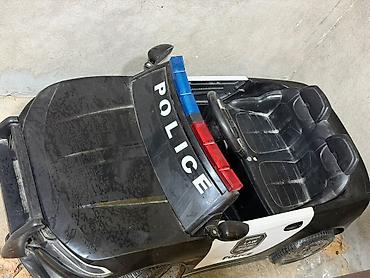 uşaq maşınlari: Uşaq üçün elektrikli polis maşını - Model: Dodge tərzində “POLICE” — 1