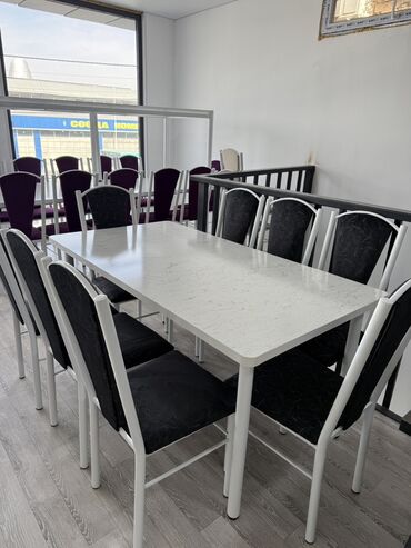 Кухонные столы и стулья: Кухонный стол и стул, цвет - Серый — 20