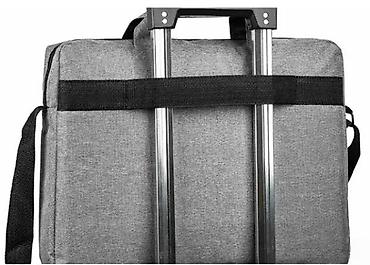 Futrole i torbe za laptopove: Torba za laptop – siva, poslovno-putna - Moderan dizajn od — 2