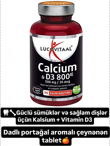 calca: 🇳🇱Hollandiyadan Azərbaycana ilk dəfə!🇦🇿 Lucovitaal Calcium & D3 — 1