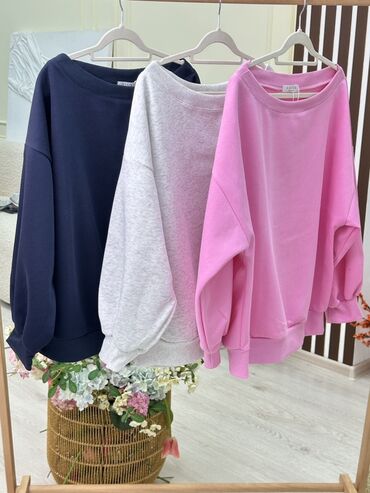 Толстовки, худи: Свитшот, Оверсайз, Все размеры