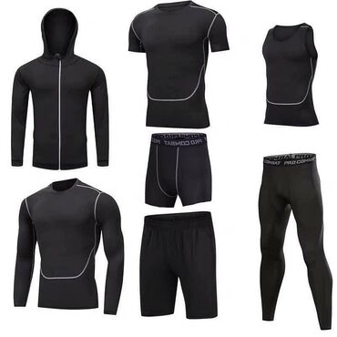 спорт секции: Спортивный костюм M (EU 38), L (EU 40), XL (EU 42), цвет - Черный