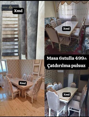 Dolablar: Qonaq otağı üçün, Yeni, 6 stul