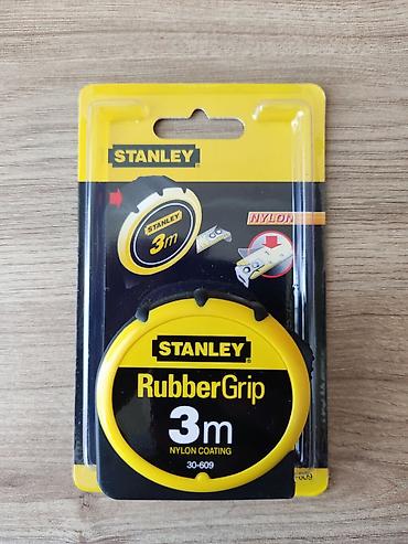 Рулетки и дальномеры: Рулетка STANLEY RubberGrip 3 м. Цена: 500 сом (окончательно) — 1