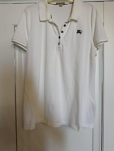 ag cins: Polo köynək, Burberry, XL, rəng - Ağ — 1