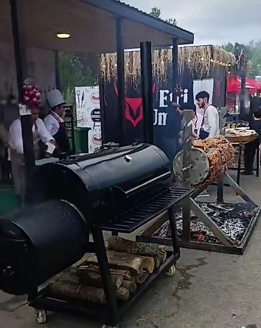 kafe aparati: BBQ/Smoker avadanlıqları – “ŞEF” istehsalı - Offset tipli peç/smoker — 2