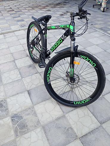mtb velosipēdi: Çox az sürülüb MTB dağ velosipedi – Odiosa markalı, qara-yaşıl dizayn — 1