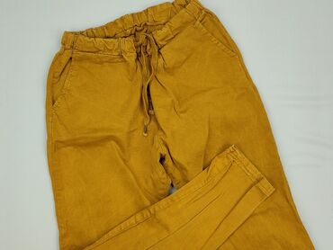spodnie z hello kity: Material trousers for women, size S (EU 36)