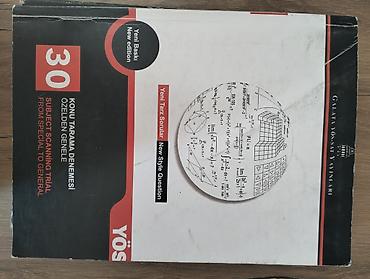 Testlər: YÖS kitabları 12 manat biri yaxsi vezyetdedir endirim olunacaq — 3