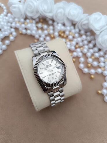 барои фарбех шудан: Новый, Наручные часы, Rolex, цвет - Серебристый