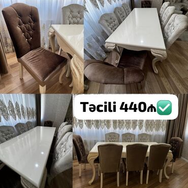 пластиковые столы и стулья бишкек: Qonaq otağı üçün, İşlənmiş, Açılmayan, Dördbucaq masa, 8 stul