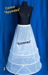 лен платье: Үйлөнүү үлпөт аксессуары, Шакек, ички юбка, Жаңы, түсү - Ак