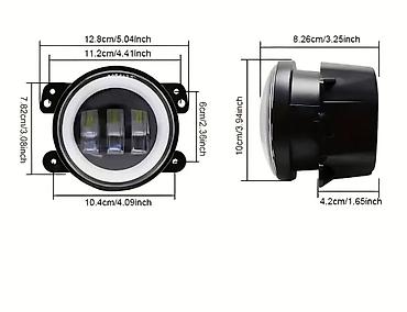 Avtoelektronika: 2 ədəd LED duman/far işığı seti – 4" (10.16 sm) Xüsusiyyətlər: - İki — 2