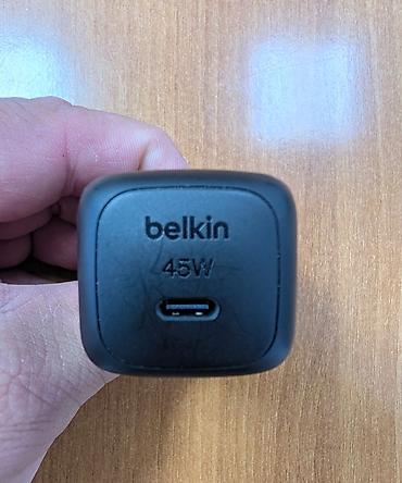 type: Сетевое зарядное устройство Belkin 45W USB-C с PPS - Модель: WCA013Kq — 2