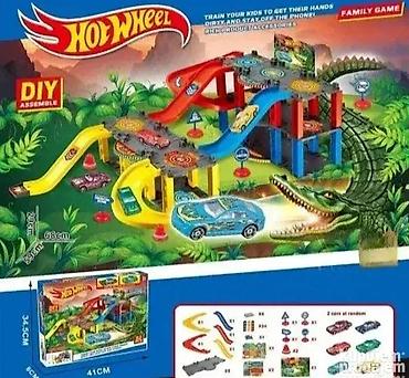 brojevi odece za bebe: Hot wheels krokodilov rep staza sa 6 autića. hot wheels krokodilov rep — 1