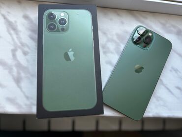 modem alıram: IPhone 13 Pro Max, 128 ГБ, Alpine Green, Отпечаток пальца, Беспроводная зарядка, Face ID