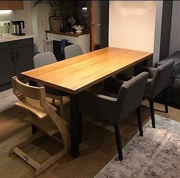 forma ideale fiokari komode: TRPEZARIJSKI STO MODEL SX6 | Izrada nameštaja po meri Drvo& metal — 2