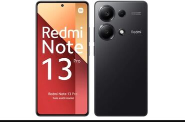 оперативная память ddr3l sdram: Redmi, Redmi Note 13 Pro, Колдонулган, 512 ГБ, түсү - Кара, 2 SIM
