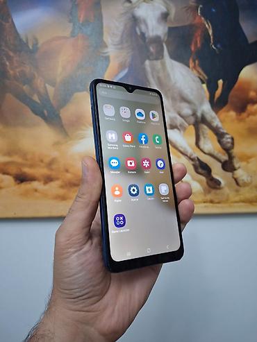 hile mobile: Samsung Galaxy A12, 64 GB, rəng - Göy, Barmaq izi — 6