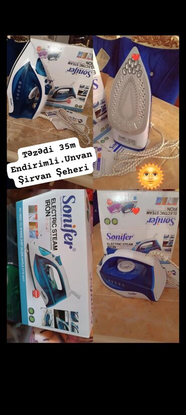buxar təmizləyici: Buxarlı ütü, Sonifer, Kredit yoxdur, Ünvandan götürmə