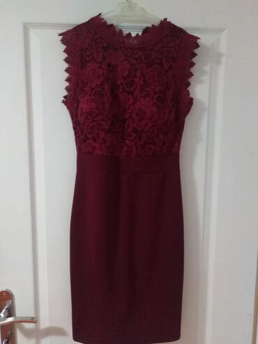 novi pazar prodaja garderobe na veliko: Big Star S (EU 36), color - Burgundy, Evening, Without sleeves