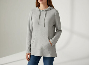 sinsay bluzy oversize: Bluza z kapturem damska, rozmiar M