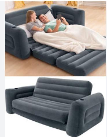 şişmə divan: INTEX şişmə divan-yataq – 2-si 1-də çoxfunksiyalı model - Brend — 3