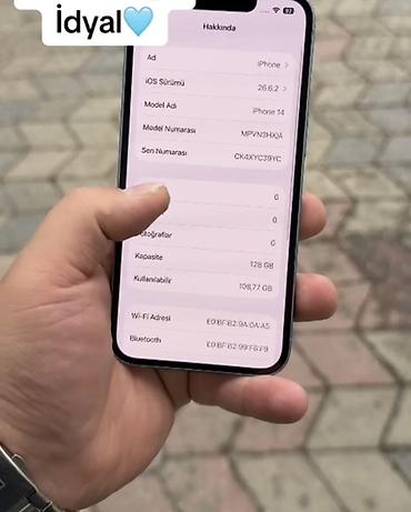 ayfon 16 e: IPhone 14, 128 GB, Mavi, Face ID — 4
