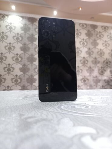 Мобильные телефоны и аксессуары: Xiaomi, Redmi 12, Б/у, 128 ГБ, цвет - Черный, 2 SIM