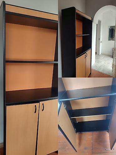 kitab şkaf: Dört bölməli ofis/ev/salon kitab şkafı dedi satılır 20 riyal alıcıya — 1