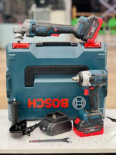 Bosch akkumulyatorlu peşəkar alət dəsti Dəst tərkibi: - Bosch
