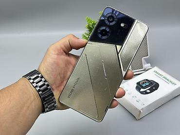9: Tecno Pova 5G, Б/у, 128 ГБ, цвет - Серый, 2 SIM — 1