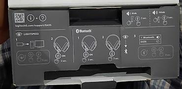 bluetooth qulaqliq: İşlənmiş Simsiz (Bluetooth) Qulaqcıqlar, Logitech, rəng - Qara — 5