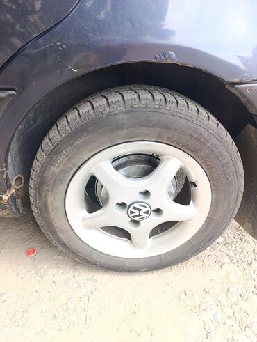 покрышка каракол: Дөңгөлөктөр монтажда 185 / 65 / R 14, Кыш, Жаңы, Комплект, Жеңил унаалар, Куйма, тешиктери - 4