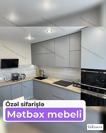 Sifarişlə mətbəx dəsti, Özü çəkən petlələr lalafo.az -da Sifarişlə mətbəx dəsti, Özü çəkən petlələr
