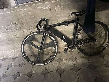 gray fixed gear: Фиксед-гир/трековый велосипед тормозом - Рама: алюминиевая/стальная — 2