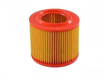 auto car kit: Cilindrični filter za vazduh motora sa žutim plisiranim filterskim — 1