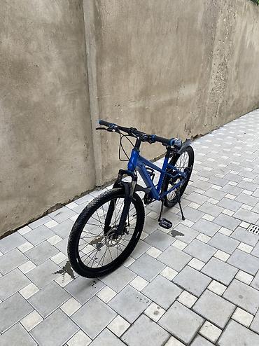 velosiped giant: Dağ velosipedi – mavi rəng, alüminium tipli çərçivə - Ön amortizatorlu — 8
