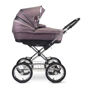 детская коляска 2 в 1: Коляска, цвет - Фиолетовый